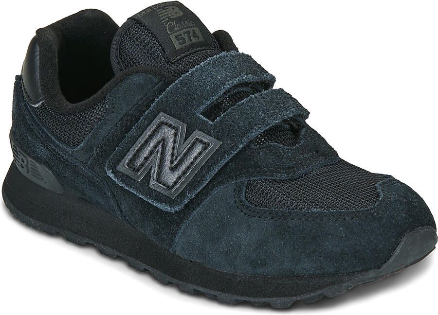 New Balance 574 Unisex Schoenen Zwart Maat: 32.5 Leer Synthetisch Textil Foot Locker - Foto 6