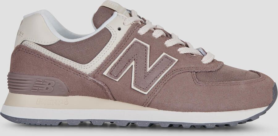 NEW BALANCE Lage Sneakers Dames Wl574 D Maat: 41 Materiaal: Suède Kleur: Taupe - Foto 5