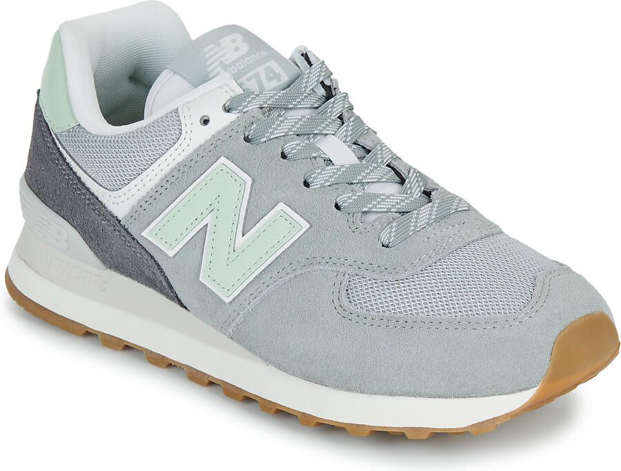 New Balance 574 sneakers grijsgroen mintgroen - Foto 4