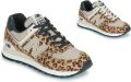 New Balance 574 sneakers met panterprint camel zwart - Bruin