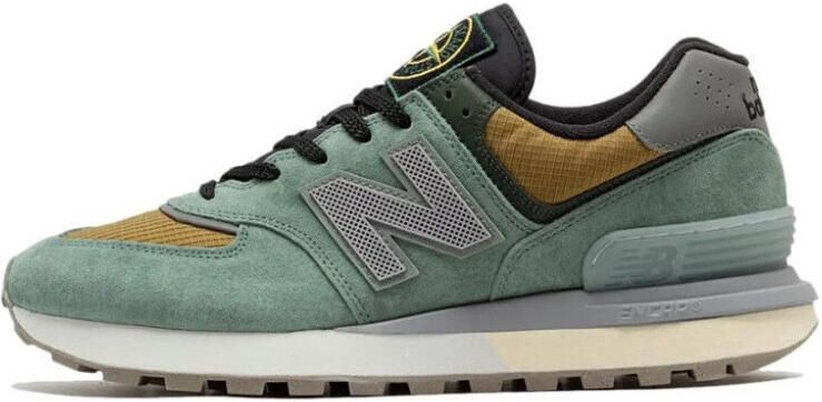 New Balance Lage Sneakers 574 Legacy Stone Island Light Green
