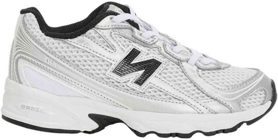 New Balance 740 Bungee mesh sneakers wit zilver metallic Meerkleurig