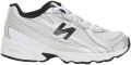 New Balance 740 Bungee mesh sneakers wit zilver metallic Meerkleurig - Wit