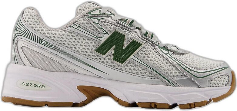 New Balance Lage Sneakers 740 Silver Metalic Dark Alpine Green (GS)