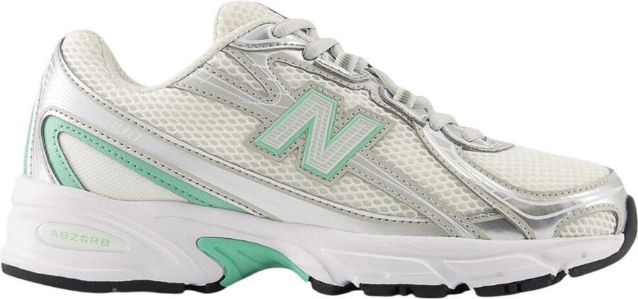 New Balance Lage Sneakers 740 Silver Metallic Deep End (GS)