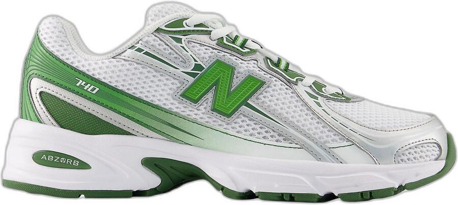 New Balance Lage Sneakers 740 White Alpine Green