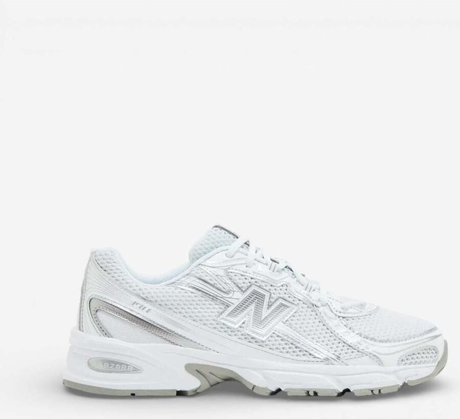 New Balance Lage Sneakers 740 White Silver