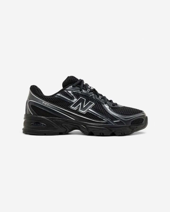New Balance Lage Sneakers 740v2 Black Grey Silver - Foto 2