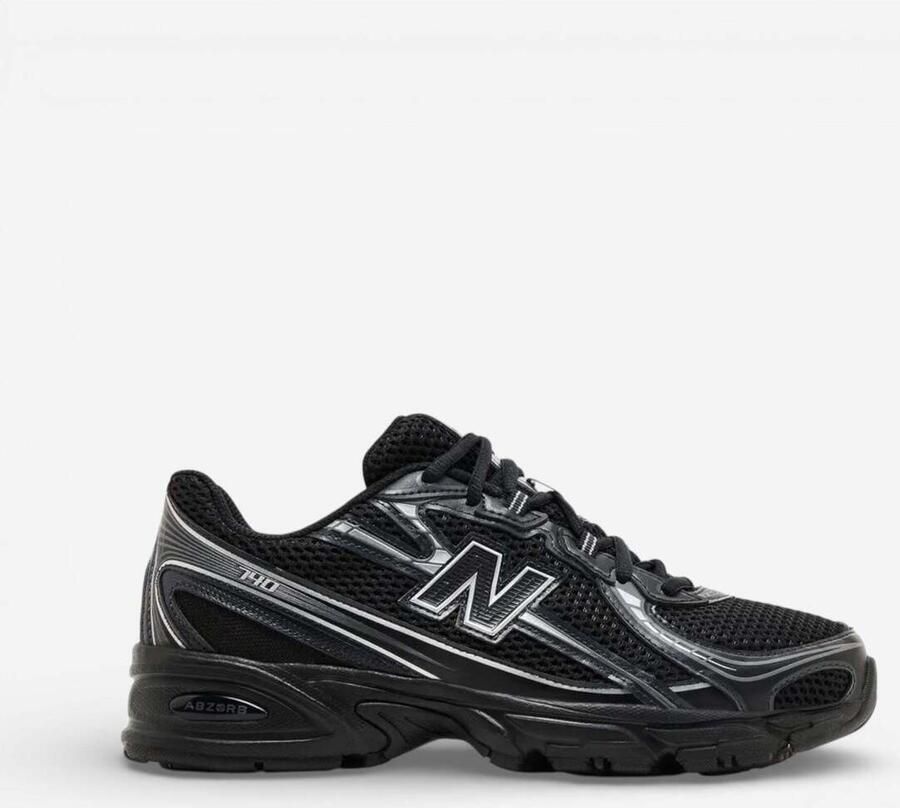 New Balance Lage Sneakers 740v2 Black Grey Silver 's - Foto 2
