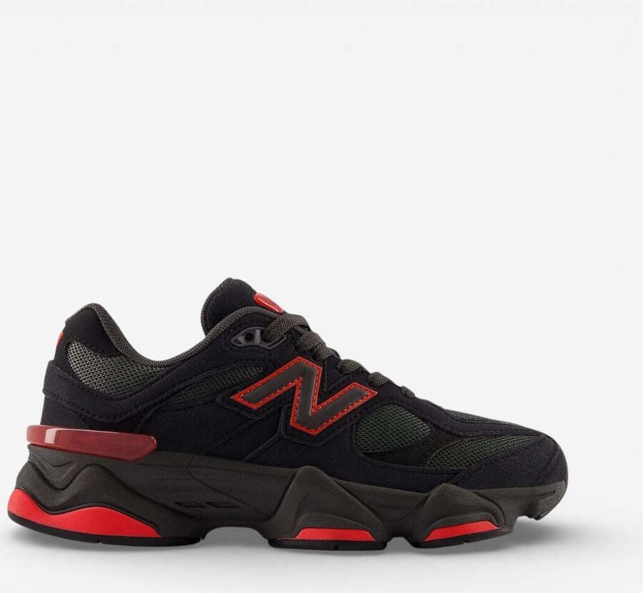New Balance Lage Sneakers 9060 Black Red (GS) - Foto 3