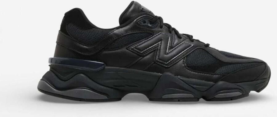 New Balance Lage Sneakers 9060 Triple Black Leather 's