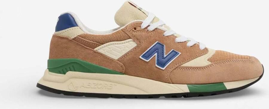 New Balance Lage Sneakers 998 MiUSA Teddy Santis Orange Royal - Foto 3