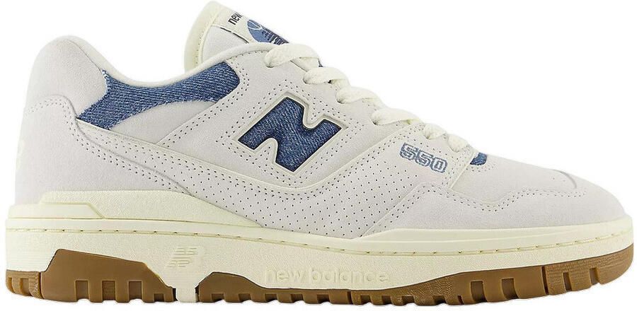 New Balance Lage Sneakers Baskets 550 détails en suède
