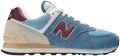 New Balance U574SPR Unisex Sneaker Shoreline blue - Rood