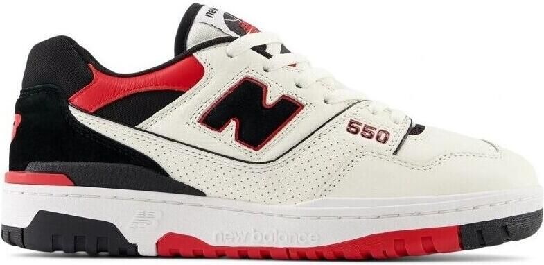 New Balance Heren Wit Rood Sneakers Bb550Str - Foto 3