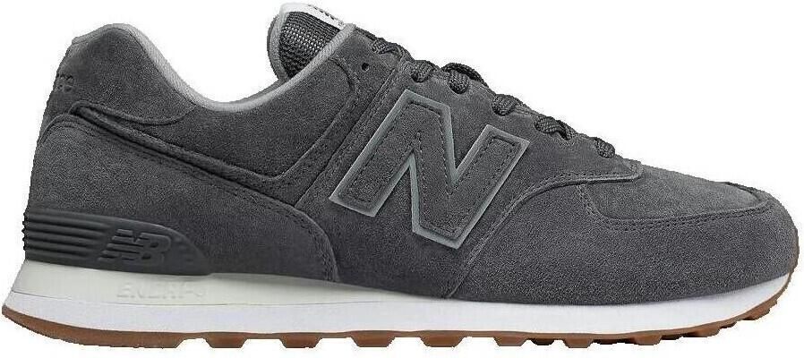 New Balance Classics ML574 Heren Sneakers Sportschoenen Schoenen Leer Grijs ML574EPC - Foto 2