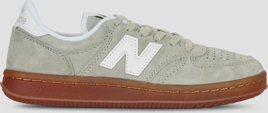 New Balance T500 leren sneakers groen Suede Unisex