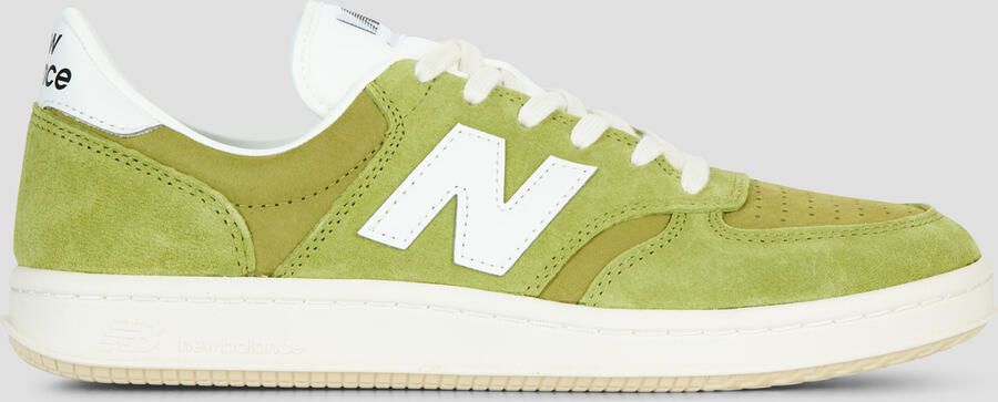 New Balance T500 Sneakers Dames Groen Leer