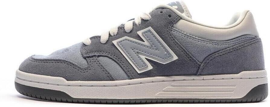 New Balance BB480 suède sneakers grijsblauw lichtblauw - Foto 4
