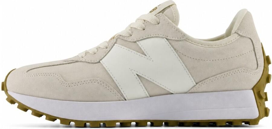 New Balance 327 Sneakers Dames Beige Leer Synthetisch