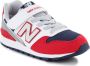 New Balance 996 Klittenband Laag rood - Thumbnail 3