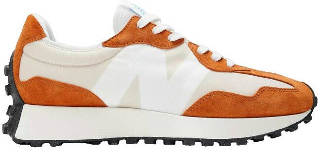 New Balance Unisex Suède en Mesh Sneakers Orange