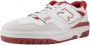 New Balance 550 Basketball Schoenen white white red maat: 38.5 beschikbare maaten:36 37.5 38.5 39.5 40.5 - Thumbnail 3