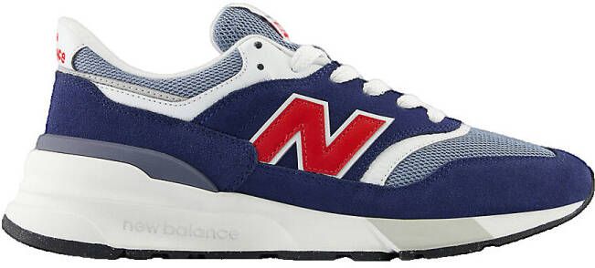 New Balance 997 sneakers donkerblauw lichtblauw rood