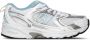 New Balance 530 sneakers wit roze lichtblauw Jongens Meisjes Mesh Meerkleurig 33.5 - Thumbnail 3