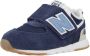 New Balance 574 sneakers donkerblauw wit lichtblauw Jongens Meisjes Suede 21 5 - Thumbnail 4