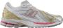 New Balance Mesh hardloopschoenen met leren details Multicolor Dames - Thumbnail 3