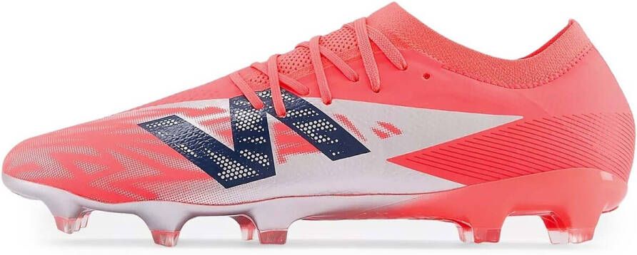 New Balance FURON PRO FG V8 senior voetbalschoenen rood donkerblauw