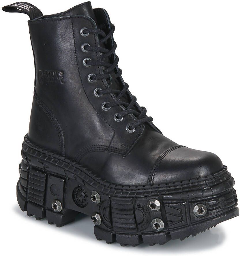 New Rock MWALL083CS7 Enkellaars 38 Shoes Zwart