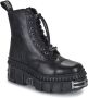 New Rock M-WALL083CCT-S9 Enkellaars 41 Shoes Zwart - Thumbnail 2