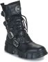 New Rock M-WALL373-S7 Plateau Laarzen 38 Shoes Zwart - Thumbnail 2