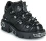 New Rock Lage schoenen M-110-S1 Zwart Zilverkleurig - Thumbnail 2