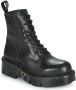 Newrock New Rock Veterlaars 41 Shoes M MILI084N S3 Zwart - Thumbnail 2
