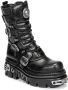 New Rock unisex veterboot Zwart - Thumbnail 2
