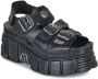 New Rock M-BIOS101SF- Plateau Sandaal 37 Shoes Zwart - Thumbnail 2