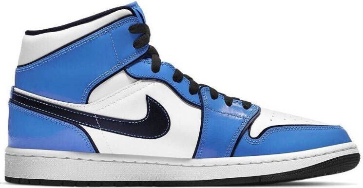 Nike Basketbalschoenen Air Jordan 1 Mid Retro Signal Blue SE