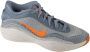 Nike G.T. Hustle Academy basketbalschoenen Blauw - Thumbnail 2