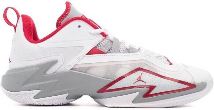 Jordan One Take 3 White Gym Red Lt Smoke Grey Schoenmaat 40 1 2 Basketball Performance Low DC7701 100