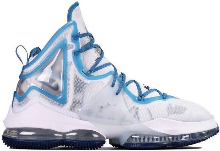 Nike Lebron 19 White Dutch Blue Blue Void Schoenmaat 41 Basketball Performance Mid DC9338 100 - Foto 2