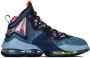 Nike Lebron 19 Blackened Blue Medium Blue Worn Blue Schoenmaat 44 1 2 Basketball Performance Mid CZ0203 400 - Thumbnail 3