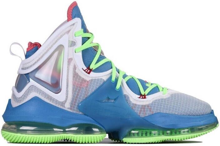 Nike Lebron Xix Dutch Blue Pomegranate Lime Glow White Schoenmaat 48 1 2 Basketball Performance Mid DC9339 400