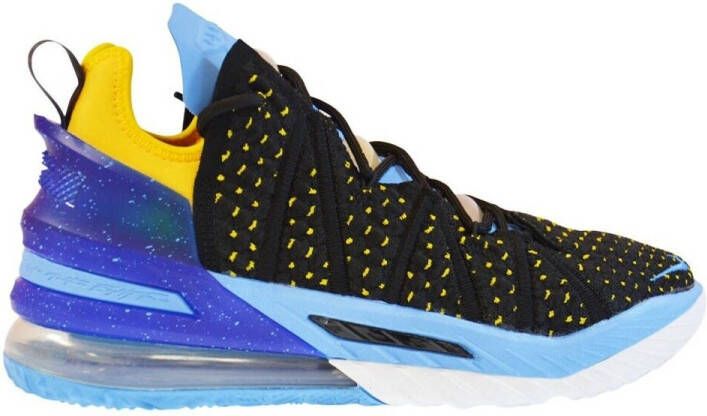 Nike Lebron Xviii Black University Gold Coast Concord Schoenmaat 44 1 2 Basketball Performance Mid CQ9283 006