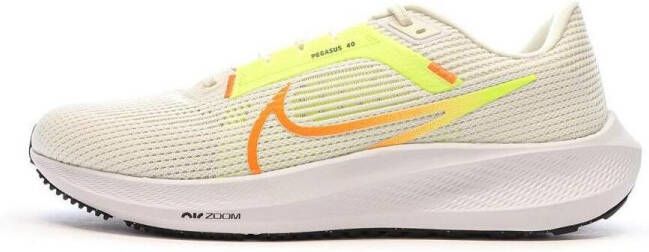 Nike air zoom pegasus 40 hardloopschoenen wit geel dames - Foto 4