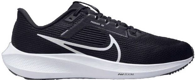 Nike air zoom pegasus 40 hardloopschoenen zwart wit heren - Foto 2
