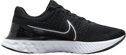 Nike React Infinity Run Flyknit 3 Hardloopschoenen voor heren(straat) Black White Heren - Foto 4