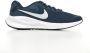 Nike Revolution 7 FB2207-400 Mannen Marineblauw Hardloopschoenen - Thumbnail 2